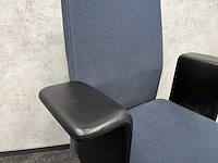 Ergonomische bureaustoel - blauw - afbeelding 2 van  8