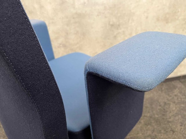 Ergonomische bureaustoel - blauw - afbeelding 2 van  8