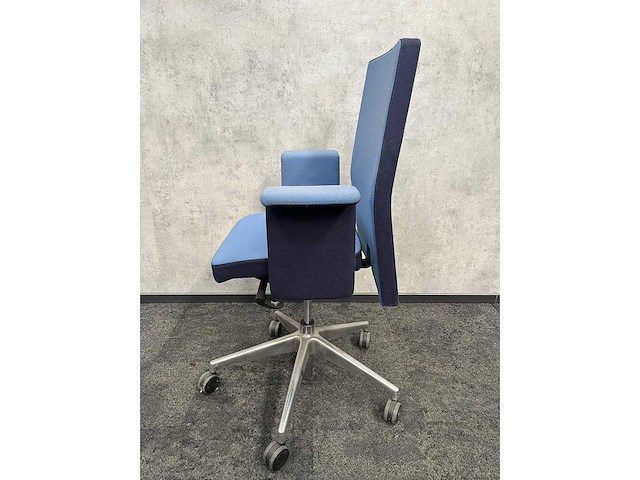 Ergonomische bureaustoel - blauw - afbeelding 3 van  8
