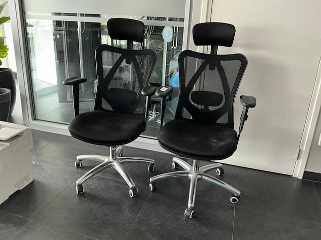 Ergonomische bureaustoel (3x) - afbeelding 1 van  5