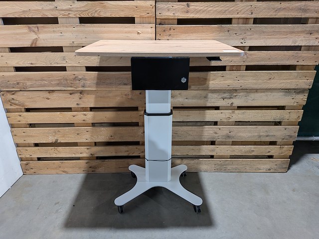 Ergonomische bureaustoel, håg, capisco 8106 (wool), met verrijdbaar zit-sta bureau - afbeelding 2 van  9