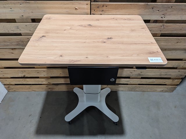 Ergonomische bureaustoel, håg, capisco 8106 (wool), met verrijdbaar zit-sta bureau - afbeelding 3 van  9