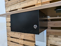 Ergonomische bureaustoel, håg, capisco 8106 (wool), met verrijdbaar zit-sta bureau - afbeelding 4 van  9