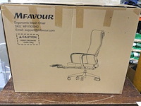 Ergonomische bureaustoel, mfavour, mfv42, zwart - afbeelding 2 van  3