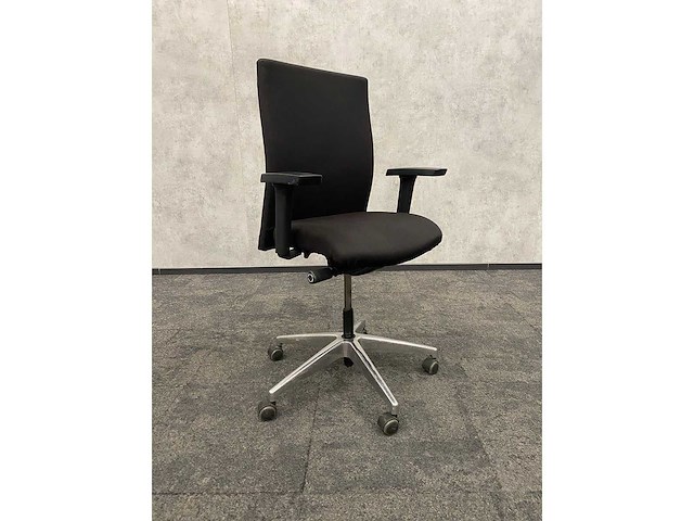 Ergonomische bureaustoel zwart-chroom - afbeelding 5 van  11