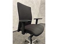 Ergonomische bureaustoel zwart-chroom - afbeelding 3 van  11