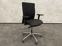 Ergonomische bureaustoel zwart-chroom - afbeelding 4 van  11