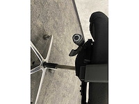 Ergonomische bureaustoel zwart-chroom - afbeelding 11 van  11