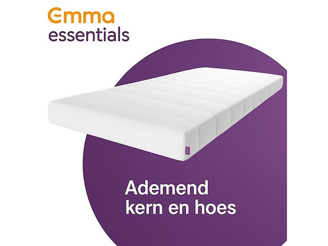 Ergonomische matras - 140x200 cm - 16cm hoog - ontworpen & vervaardigd in europa, emma, essentials - afbeelding 2 van  6