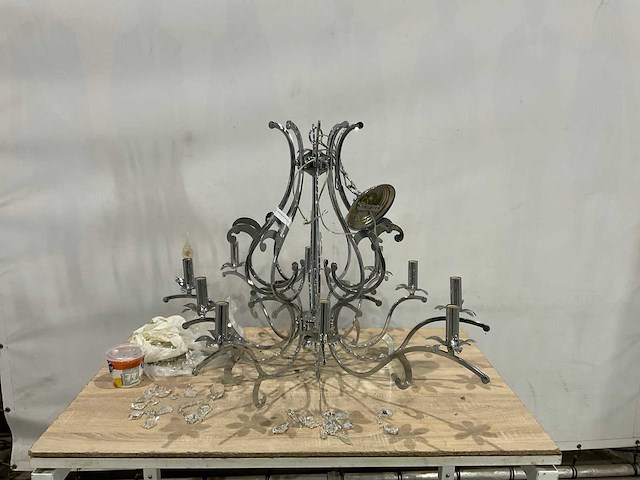 Eric kuster xl zilver kroonluchter - afbeelding 3 van  7