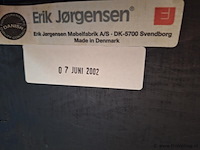 Erik jørgensen design bank - leer - 155x100x85cm - afbeelding 8 van  8