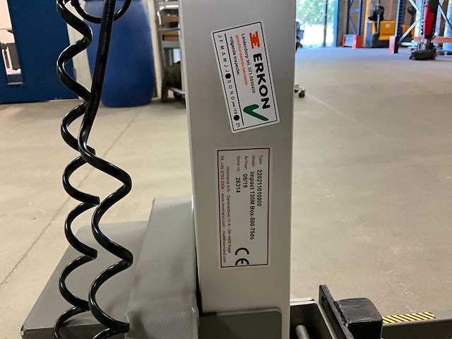 Erkon verrijdbare electronische heflift (work positioner stapelaar) - afbeelding 9 van  9