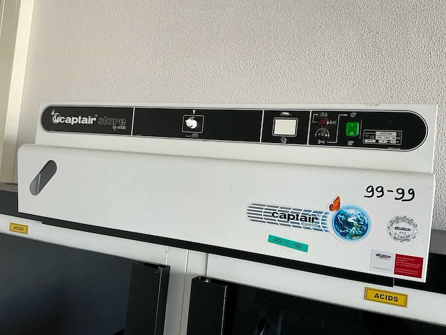 Erlab captair store avpd 804 dubbele chemicaliën-/filterkast met afzuiging - afbeelding 7 van  14