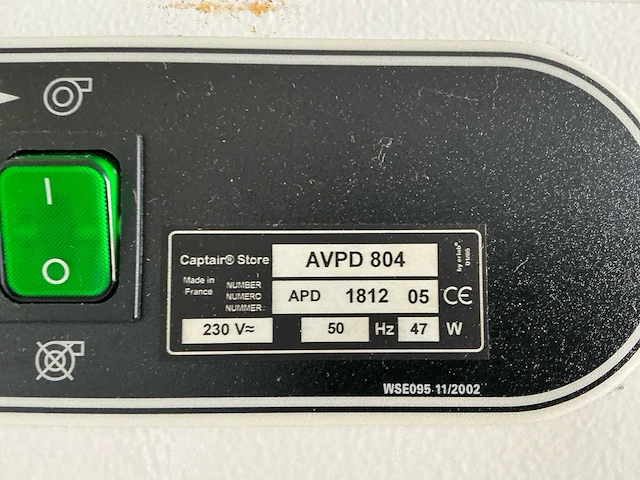 Erlab captair store avpd 804 dubbele chemicaliën-/filterkast met afzuiging - afbeelding 9 van  14