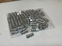 Ermeto ge10l3/8nptcf rechte inschroefkoppeling (60x) - afbeelding 3 van  3