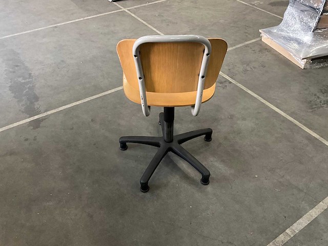 Eromes - houten werkplaats stoelen - bureaustoel (20x) - afbeelding 2 van  3