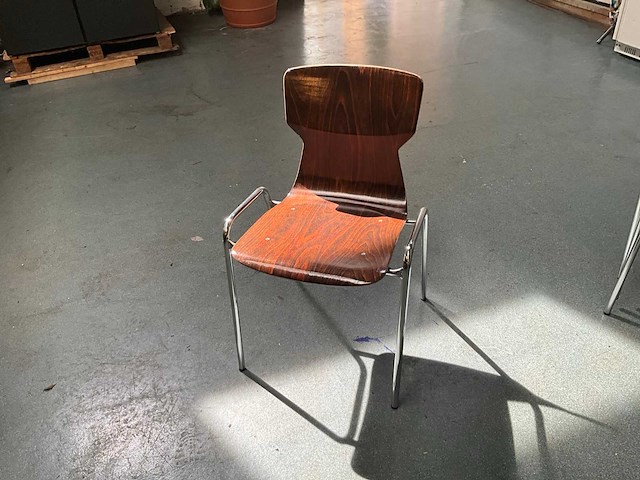 Eromes kantinestoelen (4x) - afbeelding 1 van  5