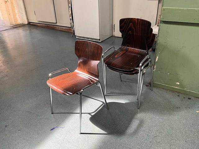 Eromes kantinestoelen (4x) - afbeelding 4 van  5