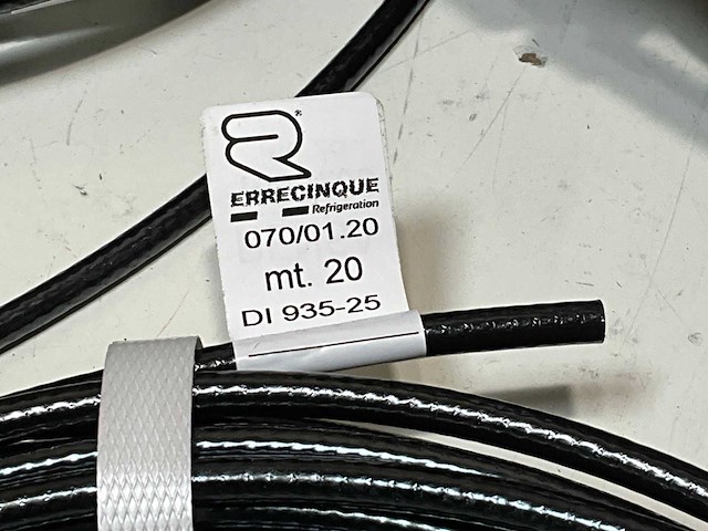Errecinque 070/01.20 rol a 20 m cappiliare leiding 2x5,9mm zwart (9x) - afbeelding 5 van  6