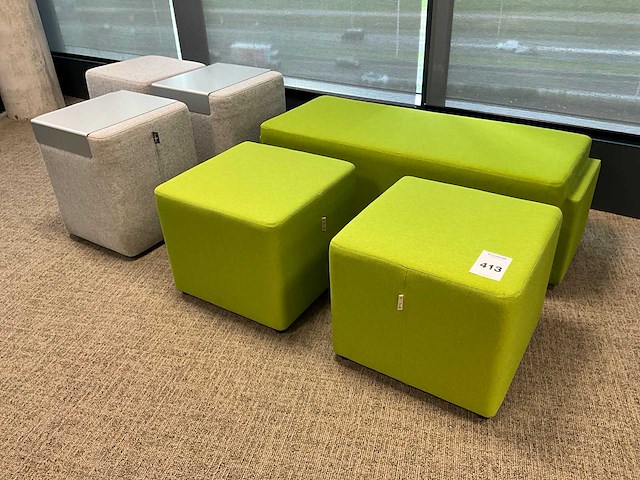 Ersa/schaffenburg hocker (6x) - afbeelding 1 van  7