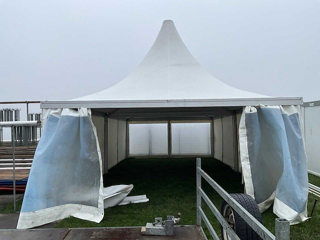 Es84 pagodetent 5x5 meter (c) (2x) - afbeelding 1 van  6