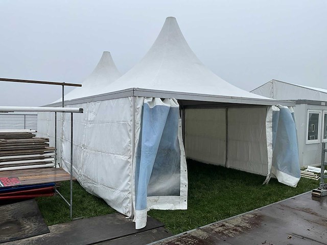 Es84 pagodetent 5x5 meter (c) (2x) - afbeelding 4 van  6