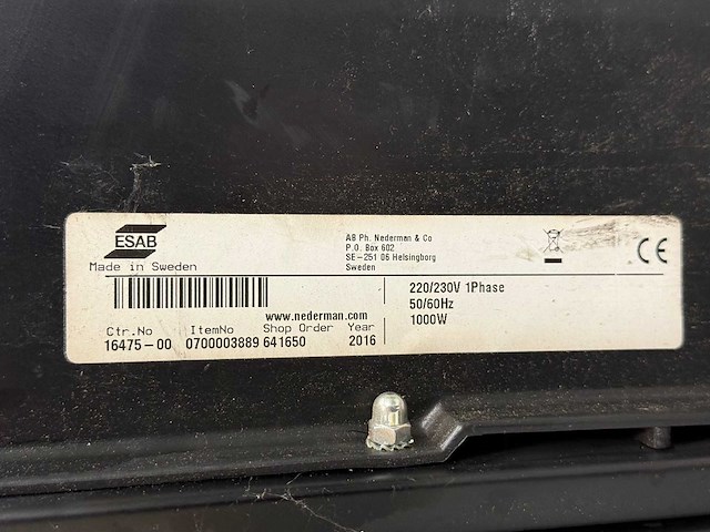 Esab - 2016 - carryvac 2 - lasdampafzuiginstallatie - afbeelding 8 van  8