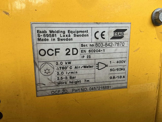 Esab 255 ac/dc lasapparaat - afbeelding 8 van  8