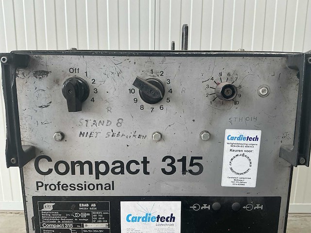Esab compact 315 lasapparaat - afbeelding 5 van  9