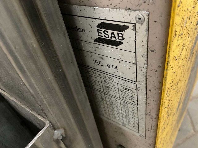 Esab lan315 lasmachine - afbeelding 3 van  6