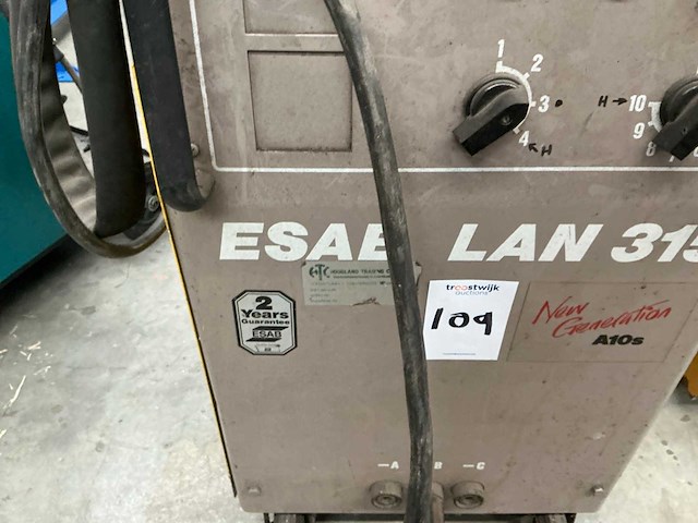 Esab lan315 mig lasapparaat - afbeelding 10 van  12