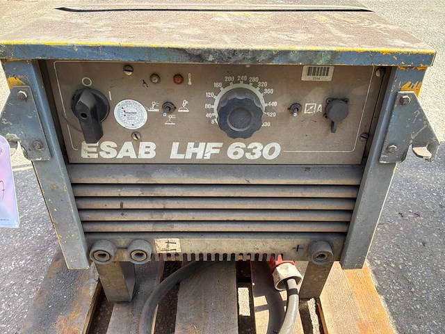 Esab lhf 630 elektrode lasapparaat - afbeelding 1 van  2