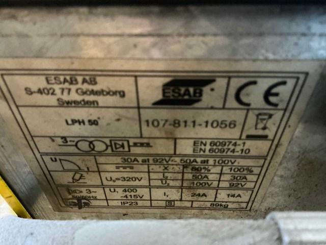 Esab lph 50 plasmasnijmachine - afbeelding 8 van  8