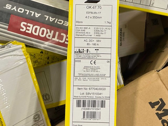 Esab / mix - diverse elektroden/lasstaven - afbeelding 4 van  12