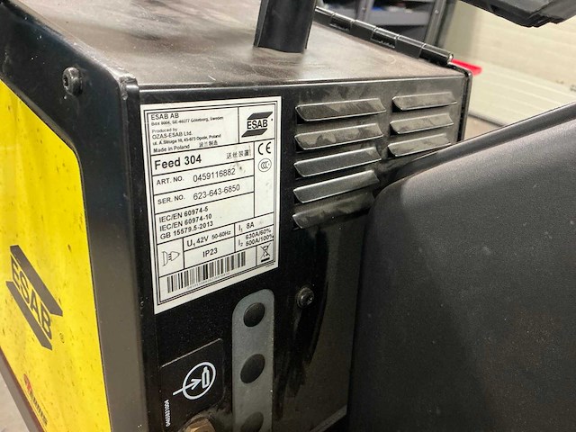 Esab origo 320 mig lasapparaat - afbeelding 8 van  9