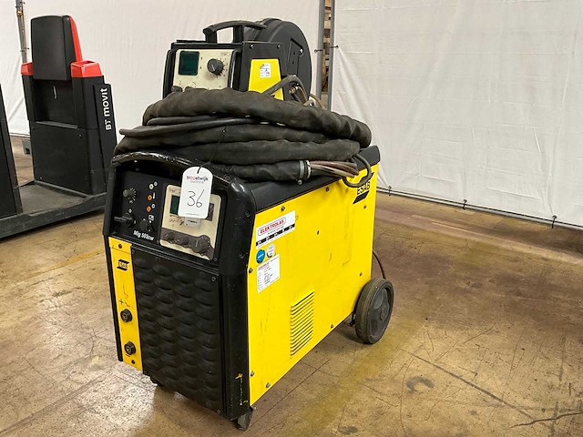 Esab origo mig 502cw mig lasapparaat - afbeelding 3 van  10