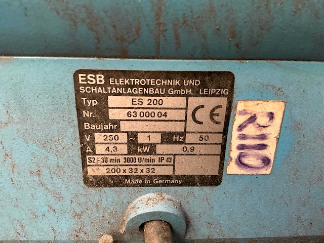 Esb es 200 werkbankslijpmachine - afbeelding 8 van  8