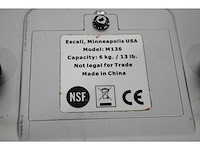 Escali m136 digitale weegschaal - afbeelding 4 van  4