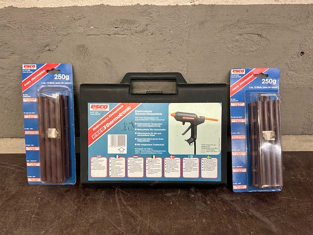 Esco thermotronic lijmpistool met lijmpatronen - afbeelding 2 van  8