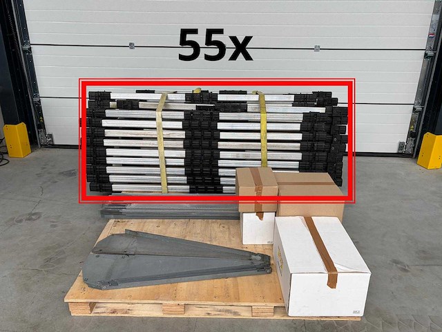 Esdec - flatfix - platdak onderconstructie (oost-west) t.b.v. 100 zonnepanelen - afbeelding 2 van  7