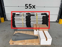 Esdec - flatfix - platdak onderconstructie (oost-west) t.b.v. 100 zonnepanelen - afbeelding 2 van  7