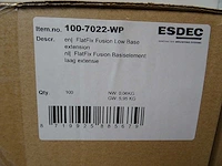 Esdec - flatfix fusion - 100-7022-wp - basiselement laag extensie (1400x) - afbeelding 2 van  2