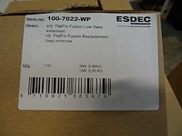 Esdec - flatfix fusion - 100-7022-wp - basiselement laag extensie (474x) - afbeelding 2 van  2