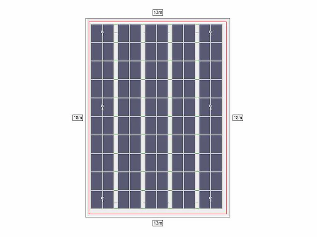 Esdec - flatfix fusion - platdak onderconstructie (oost-west) t.b.v. 100 zonnepanelen - afbeelding 7 van  7