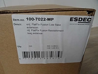Esdec - flatfix fusion low base - 100-7022-wp - basiselement laag extensie (800x) - afbeelding 2 van  3