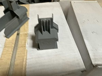 Esdec cf-evo mounting end cap grey (12x) - afbeelding 2 van  4