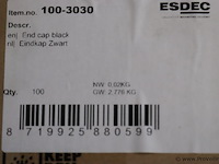 Esdec clickfit montagerail eindkap 100-3030 - afbeelding 3 van  3