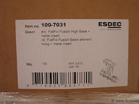 Esdec flatfix fusion basiselement high base 100-7031 - 100 stuks - afbeelding 2 van  2