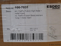 Esdec flatfix fusion hoog basiselement 1007031 100-7031 - 200 stuks - afbeelding 4 van  4