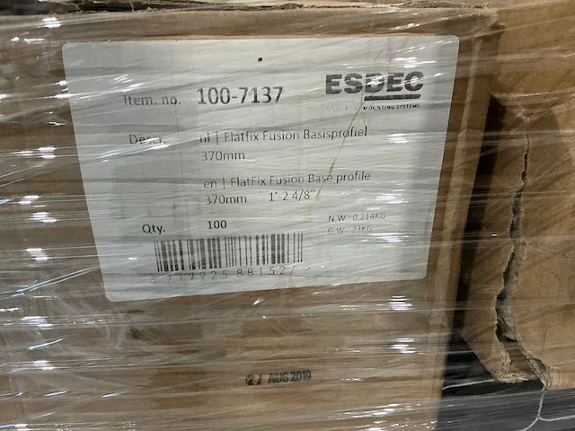 Esdec flatfix fusion partij basisprofielen en elementen - afbeelding 12 van  15
